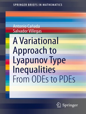 cover image of A Variational Approach to Lyapunov Type Inequalities